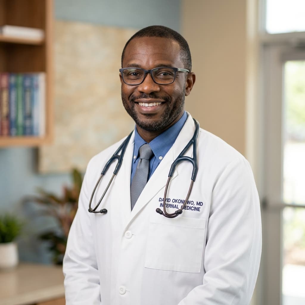 State-licensed physician conducting medical window tint exemption evaluation